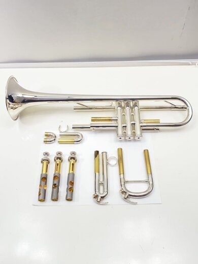 商品画像：YTR-4335S 【動作確認済】YTR-4335S/YAMAHA/ヤマハ/シルバー/スチューデント/トランペット// 8