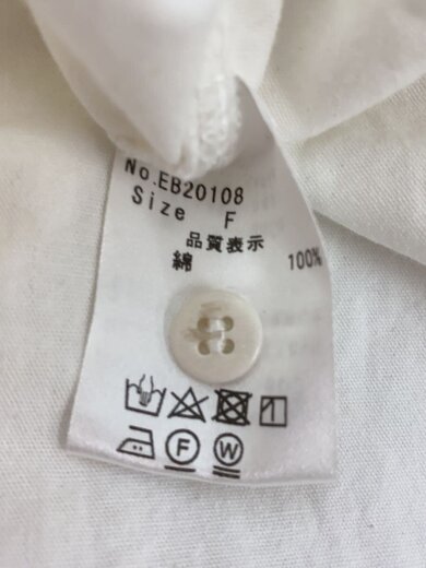 商品画像：長袖シャツ/FREE/コットン/WHT/EB20108// 4