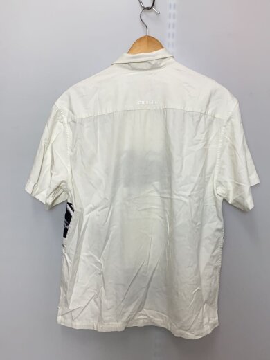商品画像：半袖シャツ/S/レーヨン/WHT/総柄// 2