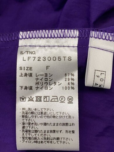 商品画像：長袖ワンピース/FREE/レーヨン/PUP/無地/LF723005TS// 4