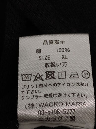 商品画像：長袖Tシャツ/XL/コットン/BLK// 4
