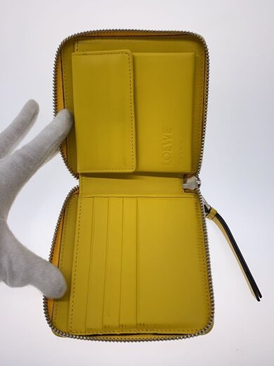 商品画像：パズルスクエアジップウォレット/2つ折り財布/レザー/YLW/レディース 4