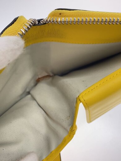 商品画像：パズルスクエアジップウォレット/2つ折り財布/レザー/YLW/レディース 6