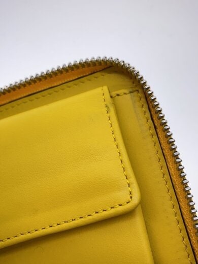 商品画像：パズルスクエアジップウォレット/2つ折り財布/レザー/YLW/レディース 8