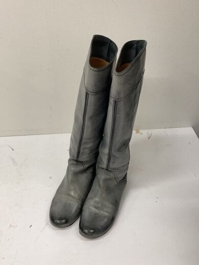 画像：Chloeロングブーツ/37/BLU/レザー2