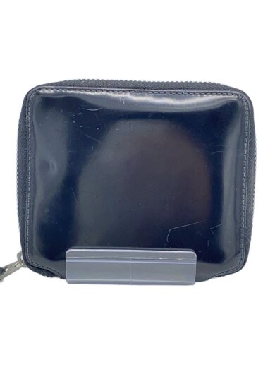 商品画像：2つ折り財布/レザー/BLK/無地/メンズ 1