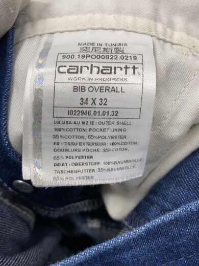 商品画像：オーバーオール/34/デニム/IDG/無地 5