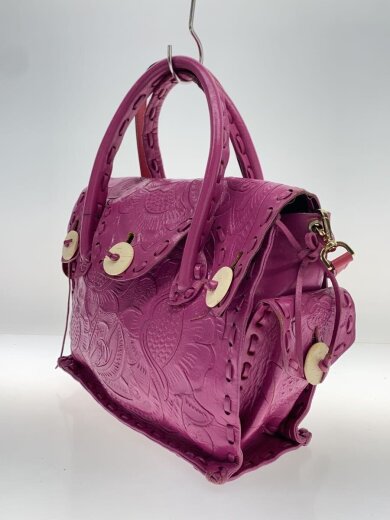 商品画像：ショルダーバッグ/レザー/PNK 2