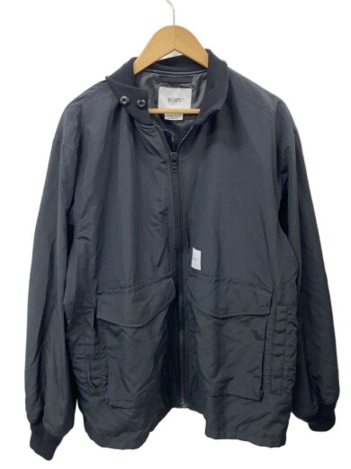 商品画像：24AW/ナイロンジャケット/3/ナイロン/BLK/無地/242TQDT-JKM04 1