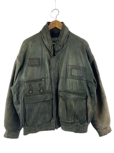 商品画像：plicana/レザージャケット・ブルゾン/--/レザー/GRY 1