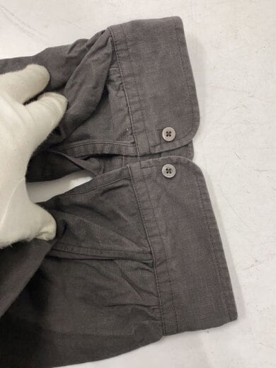 商品画像：24SS/SADDLER SHIRT HIGHDENSITY/50/リネン/GRY/8048-04-10920 5