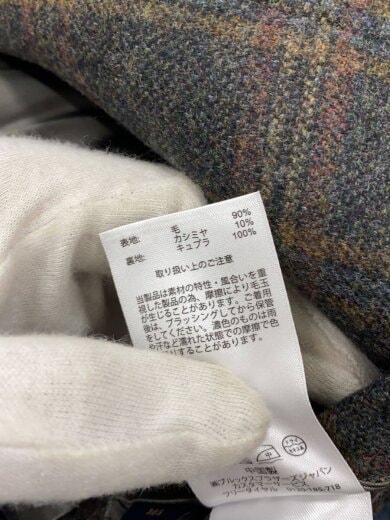 商品画像：テーラードジャケット/38/ウール/GRY/チェック 5