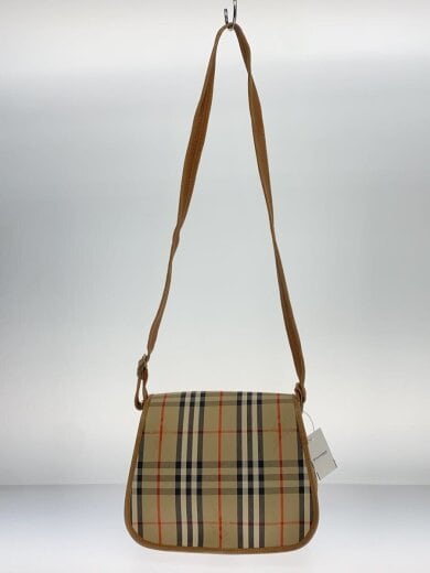 商品画像：ショルダーバッグ/--/BEG/チェック/シミ/角スレ有// 3