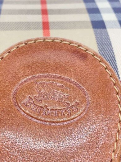 商品画像：ショルダーバッグ/--/BEG/チェック/シミ/角スレ有// 5