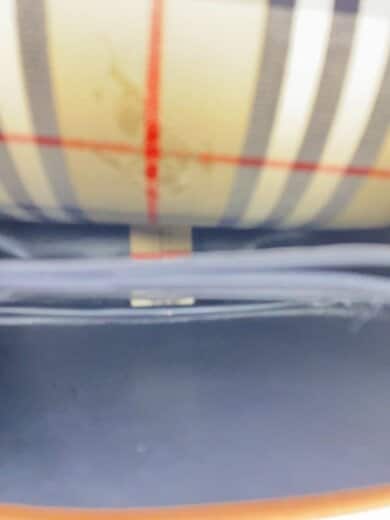 商品画像：ショルダーバッグ/--/BEG/チェック/シミ/角スレ有// 6