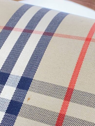 商品画像：ショルダーバッグ/--/BEG/チェック/シミ/角スレ有// 7