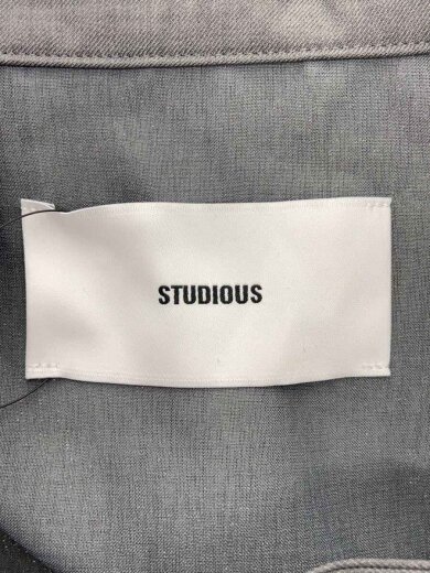 商品画像：長袖ブラウス/FREE/ポリエステル/GRY/無地/124301022 3