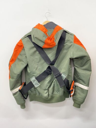 商品画像：フライトジャケット/M/ナイロン/KHK/6122002/L-2カスタムベストジャケット/ 2