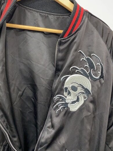 商品画像：スカジャン/XL/ポリエステル/BLK/総柄/スーベニアジャケット/リバーシブル 8