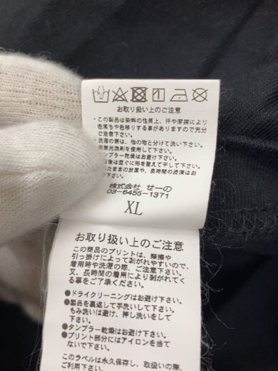 商品画像：Tシャツ/XL/コットン/BLK 5