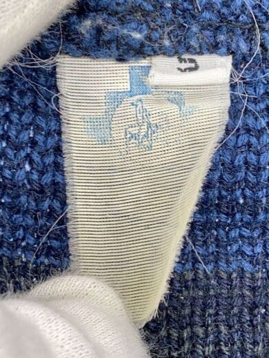 商品画像：ニット・セーター(厚手)/S/--/BLU/総柄 3