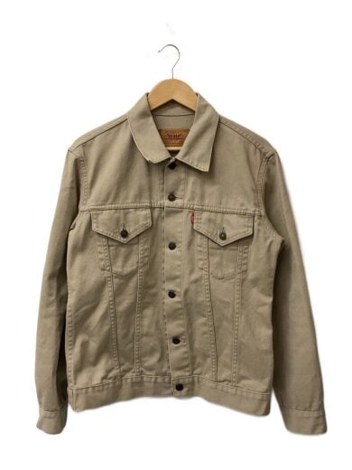 商品画像：ジャケット/L/コットン/BEG/無地/70599 1
