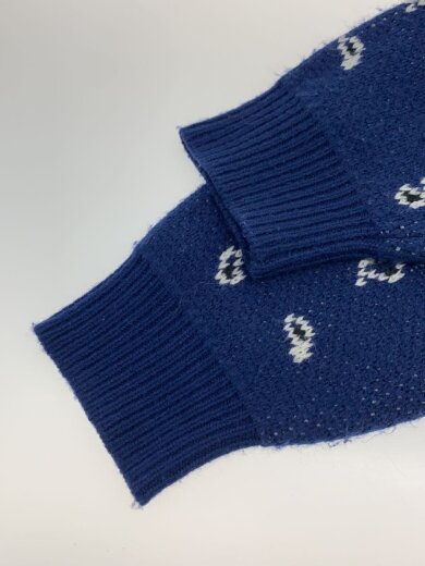 商品画像：ニット・セーター(薄手)/S/アクリル/NVY/ペーズリー 5