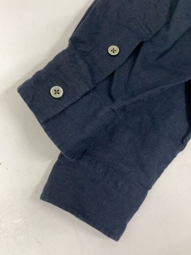 画像：Porter Classic長袖シャツ/M/リネン/NVY/無地4