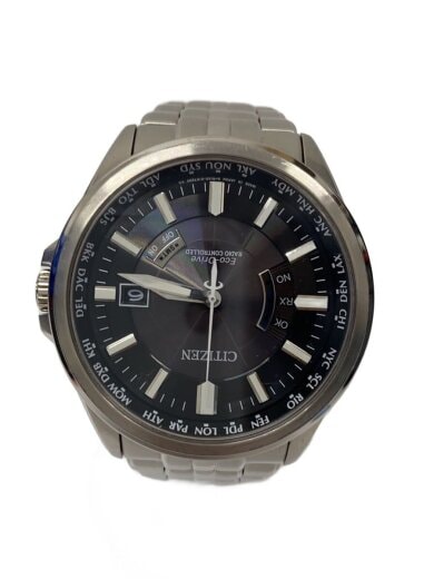 商品画像：ソーラー腕時計/アナログ/ステンレス/BLK/SLV/CB0011-69L/エコドライブ 1