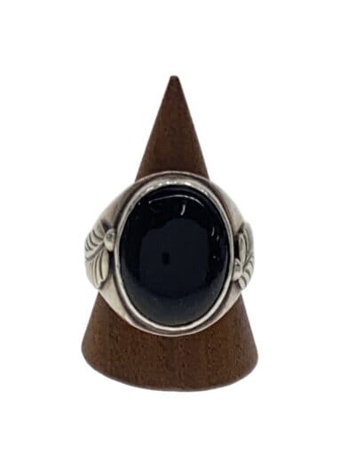 商品画像：リング/SV925/21号/カラーストーン/SLV/メンズ 1