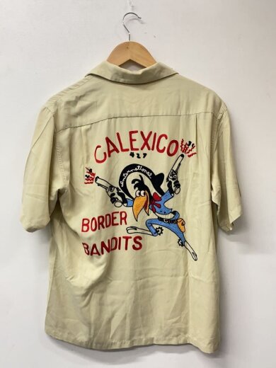 商品画像：半袖シャツ/L/レーヨン/YLW/無地/SE30702 2