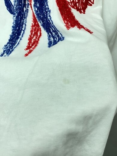 商品画像：Tシャツ/M/コットン/WHT/D10918035050 8390T 8