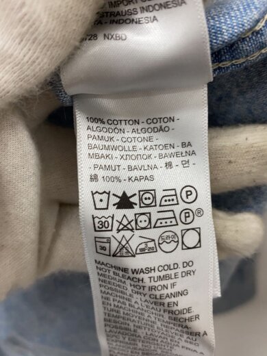 商品画像：長袖シャツ/XS/コットン/BLU/無地// 5