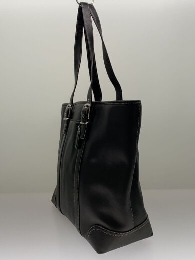 商品画像：トートバッグ/レザー/BLK/無地/6491/角スレあり// 2