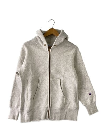 商品画像：ジップパーカー/M/コットン/GRY/C3-W103// 1