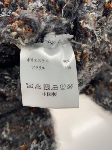 商品画像：ニット・セーター(厚手)/--/ポリエステル/GRY/24A1-PKT022// 4