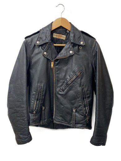 商品画像：60s/ダブルライダースジャケット/--/レザー/BLK// 1