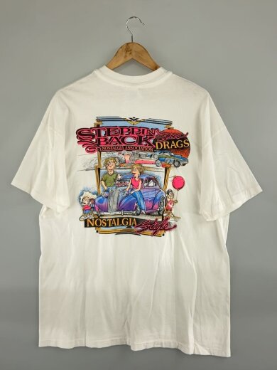 商品画像：90s/STEPPIN BACK/Tシャツ/XL/コットン/WHT// 2