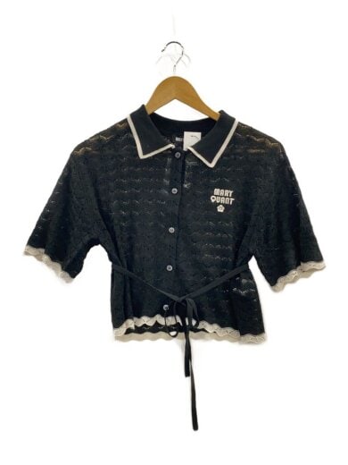 商品画像：半袖ブラウス/M/アクリル/BLK/225-702805-010-3// 1