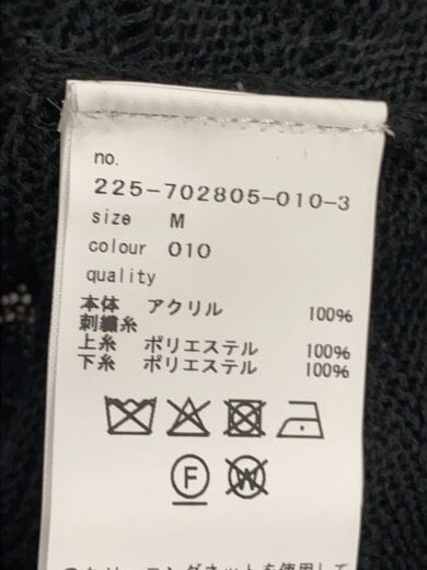 商品画像：半袖ブラウス/M/アクリル/BLK/225-702805-010-3// 4