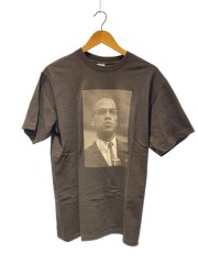22SS/MALCOM X/Tシャツ/S/コットン/BLK/Malcolm X Tee