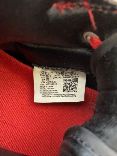 商品画像：AIR JORDAN 1 RETRO HIGH OG_エアジョーダン 1 レトロ ハイ オージー/26cm/RED 5