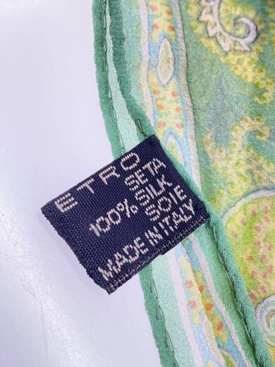 商品画像：ストール/シルク/GRN/ペーズリー/レディース 2