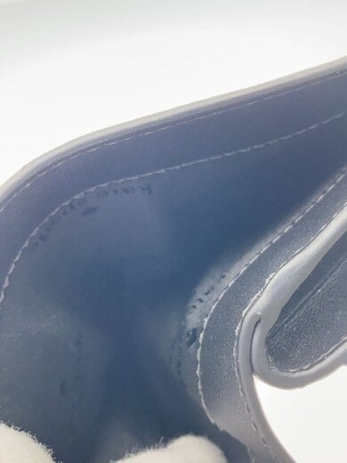 商品画像：2つ折り財布/レザー/BLK/無地/レディース 6