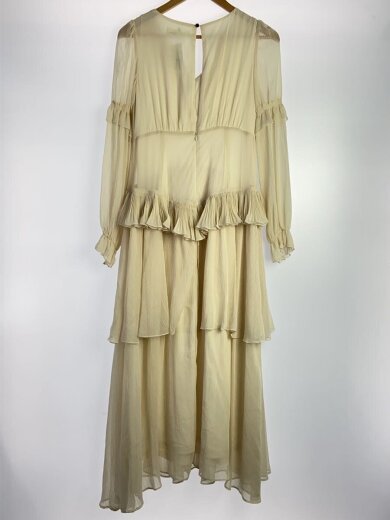 商品画像：長袖ワンピース/FREE/ポリエステル/BEG/無地/LWFO191093 2