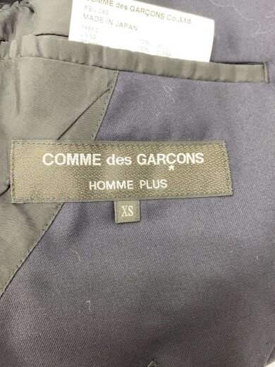 商品画像：Wool Gabardine Swallowtail Drap/XS/ウール/NVY/無地/PE-J089 4