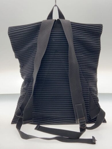 商品画像：プリーツリュック/ポリエステル/BLK/無地/HP81AG515// 3