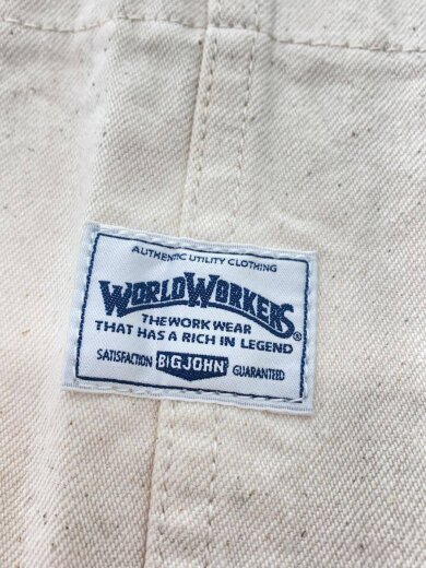 商品画像：オーバーオール/M/コットン/WHT/5710-36 4