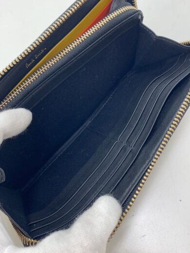 商品画像：長財布/レザー/BLK/無地/メンズ 6