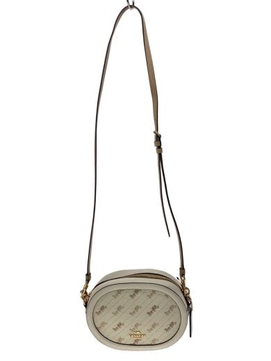 商品画像：ショルダーバッグ/レザー/WHT/総柄/C4057 1